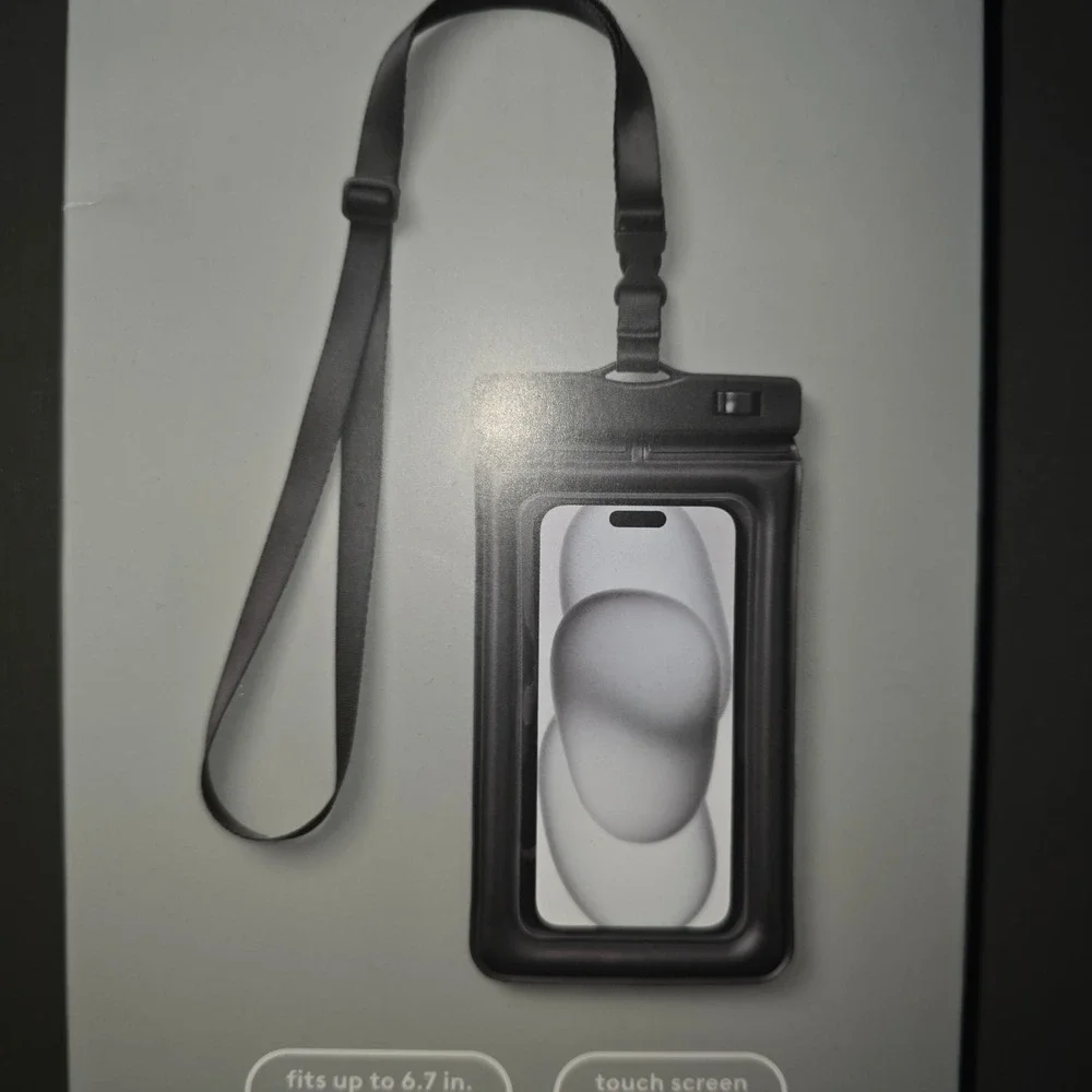 heyday‎ Waterproof Tech Pouch Black for Smartphones up to 6.7 in YM00701-000 NEW